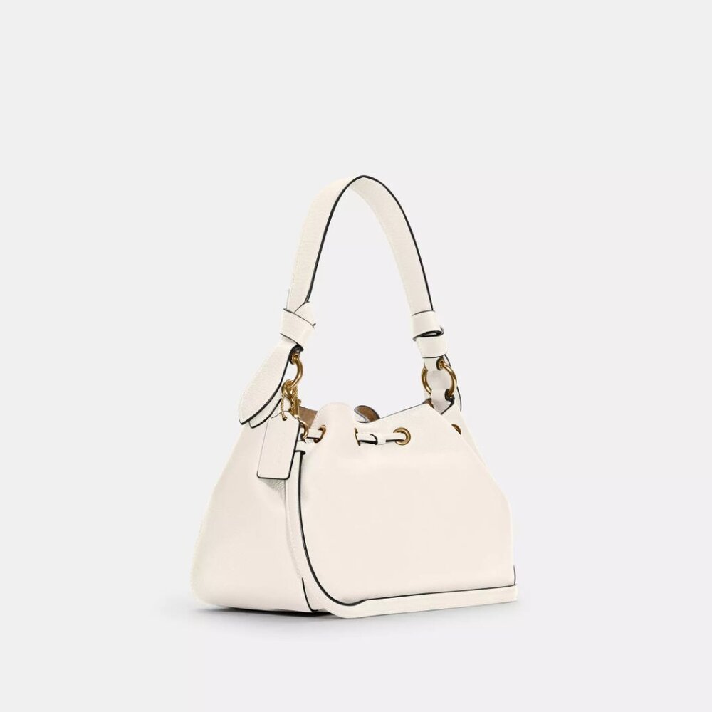 Coach Everly Drawstring Shoulder Bucket Bag Purse Crossbody Matching Wallet - Picture 4 of 13